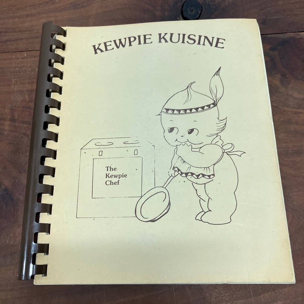 Kewpie Kuisine Cookbook Wanda Moore 1984 Oklahoma Kewpie Club Vintage Spiral